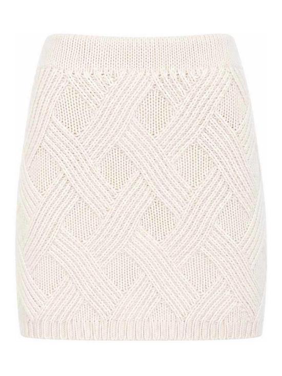 26FW 트윈셋 미디 스커트 262TT335200282 CREAM