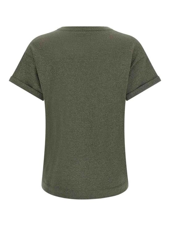 26FW 브루넬로 쿠치넬리 스파클링 캐시미어 실크 니트 티셔츠 M41810000C9986 GREEN - BRUNELLO CUCINELLI