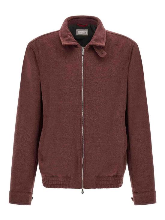 26FW 브루넬로 쿠치넬리 봄버 자켓 MV4676379C017 DARK RED