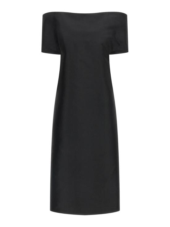 26FW 질샌더 미디 스커트 J03CT0679J55111001 BLACK