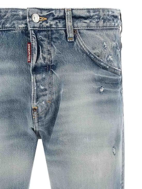 26FW 디스퀘어드2 스트레이트 팬츠 S71LB1782S30839470 LIGHT BLUE - DSQUARED2