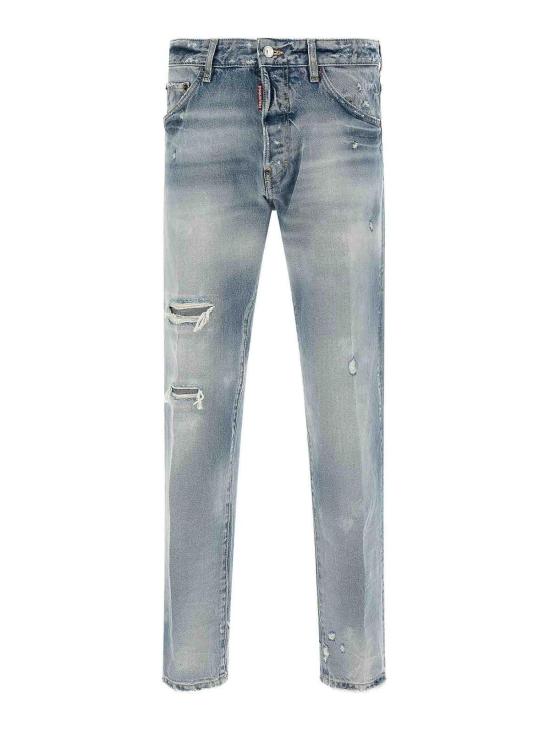 26FW 디스퀘어드2 스트레이트 팬츠 S71LB1782S30839470 LIGHT BLUE