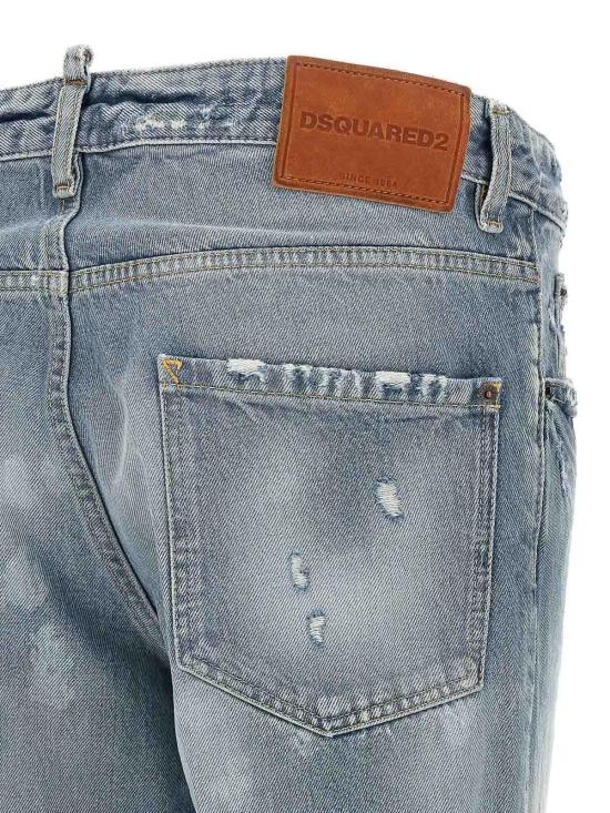 26FW 디스퀘어드2 스트레이트 팬츠 S71LB1782S30839470 LIGHT BLUE - DSQUARED2