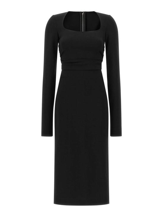 26FW 돌체앤가바나 미디 스커트 F631XTFUGKFN0000 BLACK