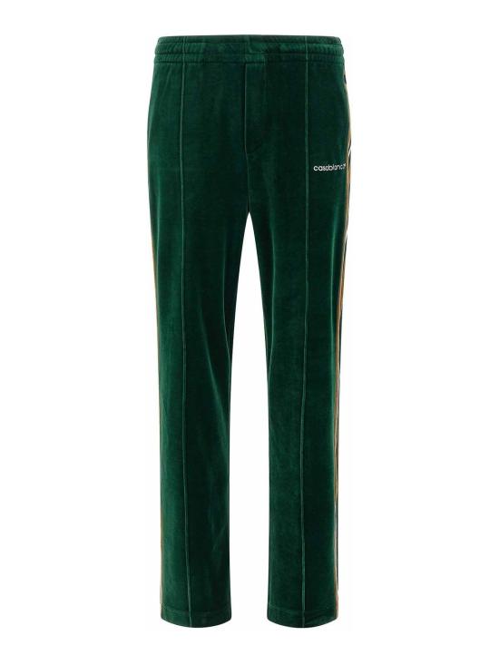 26FW 카사블랑카 트레이닝/조거 팬츠 MAW26JTR39701GREENBROWNOFFWHITE