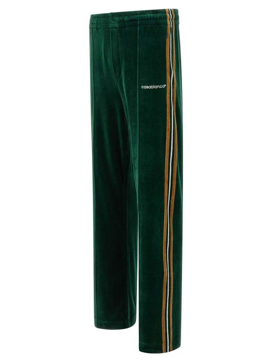 26FW 카사블랑카 트레이닝/조거 팬츠 MAW26JTR39701GREENBROWNOFFWHITE - CASABLANCA