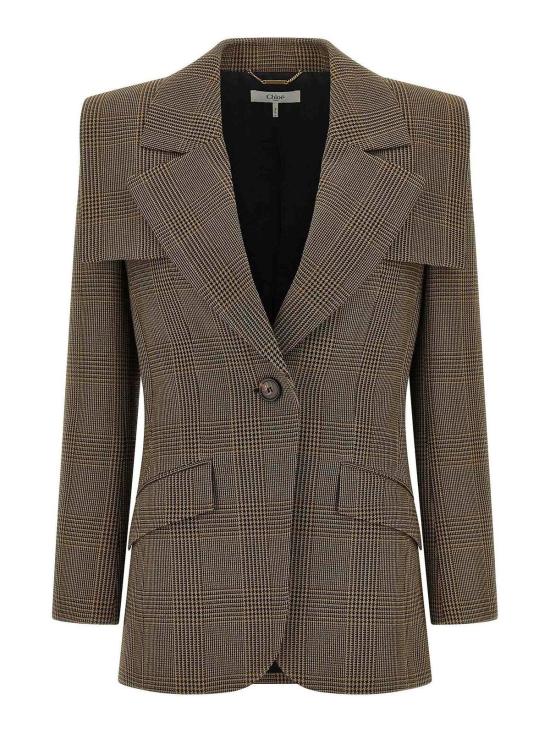 26FW 끌로에 수트 자켓 CH26WVE3517192N BROWN