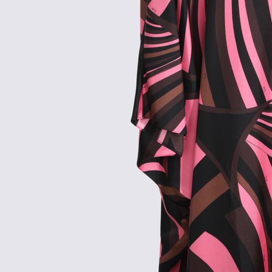 26FW 에밀리오푸치 미디 원피스 6URL50 6U751010 BROWN CORAL - EMILIO PUCCI