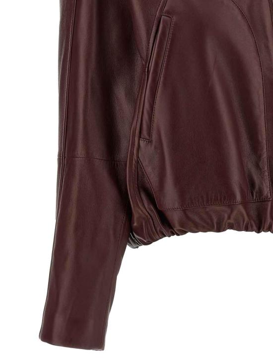 26FW 브루넬로 쿠치넬리 가죽 자켓 MPNMO7638PC4187 DARK RED - BRUNELLO CUCINELLI