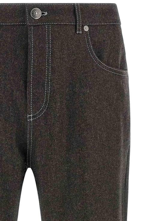 26FW 브루넬로 쿠치넬리 팬츠 M038PF1012CEQ58 GREY - BRUNELLO CUCINELLI