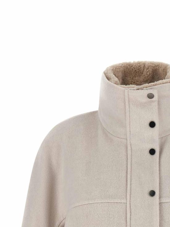 26FW 브루넬로 쿠치넬리 트렌치 코트 MD5327555C042 GREY - BRUNELLO CUCINELLI