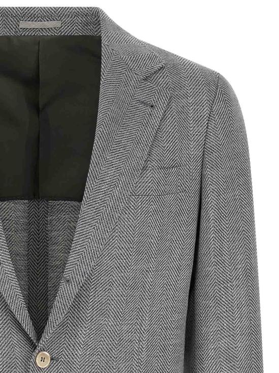 26FW 브루넬로 쿠치넬리 수트 자켓 MV4547BTDC004 GREY - BRUNELLO CUCINELLI