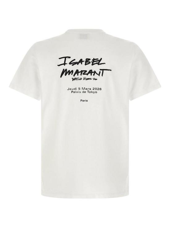 26FW 이자벨마랑 제웰 코튼 반팔 티셔츠 TS0001FAD4N01I20WH WHITE - ISABEL MARANT