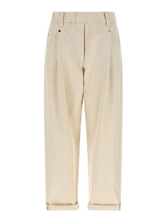 26FW 브루넬로 쿠치넬리 팬츠 MP126P8417C9815 BEIGE