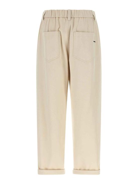 26FW 브루넬로 쿠치넬리 팬츠 MP126P8417C9815 BEIGE - BRUNELLO CUCINELLI