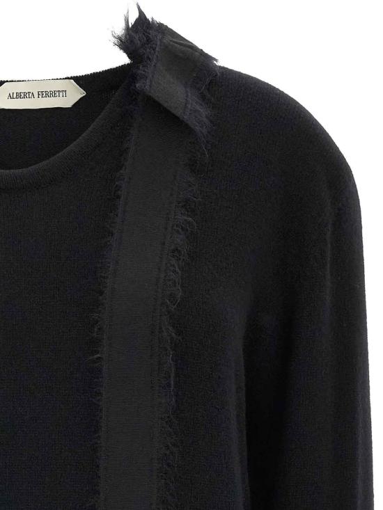 26FW 알베르타 페레티 탑 090751020555 BLACK - ALBERTA FERRETTI