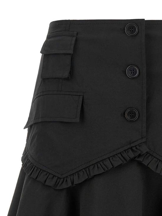26FW 가니 미디 스커트 A1090389099 BLACK - GANNI