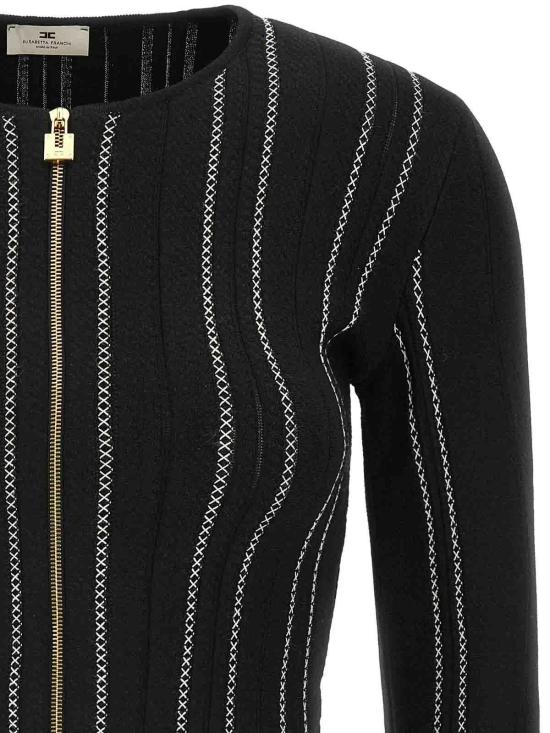26FW 엘리자베타프랜치 가디건 MK38Q67E2685 BLACK - ELISABETTA FRANCHI