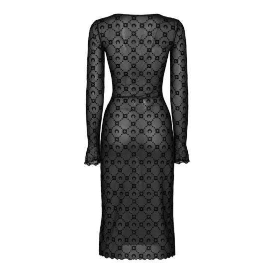 26FW 마린세르 미디 원피스 WDR528ACJER0005 BK99 BLACK - MARINE SERRE