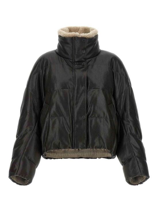 26FW 브루넬로 쿠치넬리 가죽 자켓 MPCTN7552C4192 BROWN