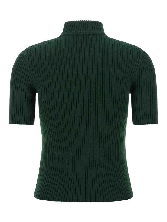 26FW 쿠레쥬 리에디션 니트 탑 숏슬리브 PERMPU026FI00018081 GREEN - COURREGES