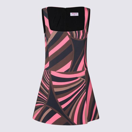 26FW 에밀리오푸치 미디 원피스 6URG31 6U758010 BROWN CORAL - EMILIO PUCCI