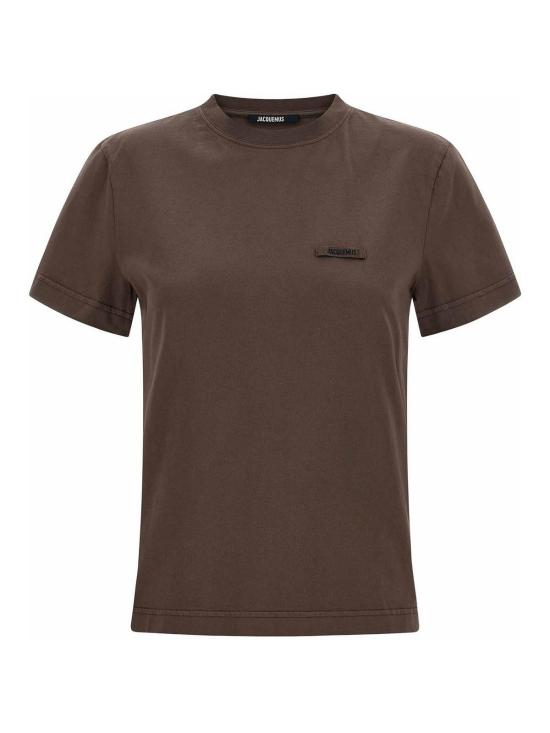26FW 자크뮈스 반팔 티셔츠 25HTSW00550AJ00029850 BROWN