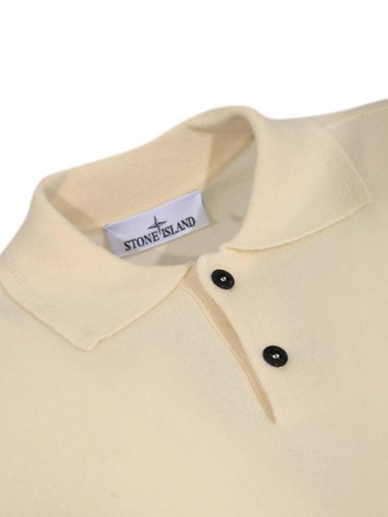 26FW 스톤 아일랜드 와펜 패치 니트 5100018S00B4V0093 WHITE - STONE ISLAND