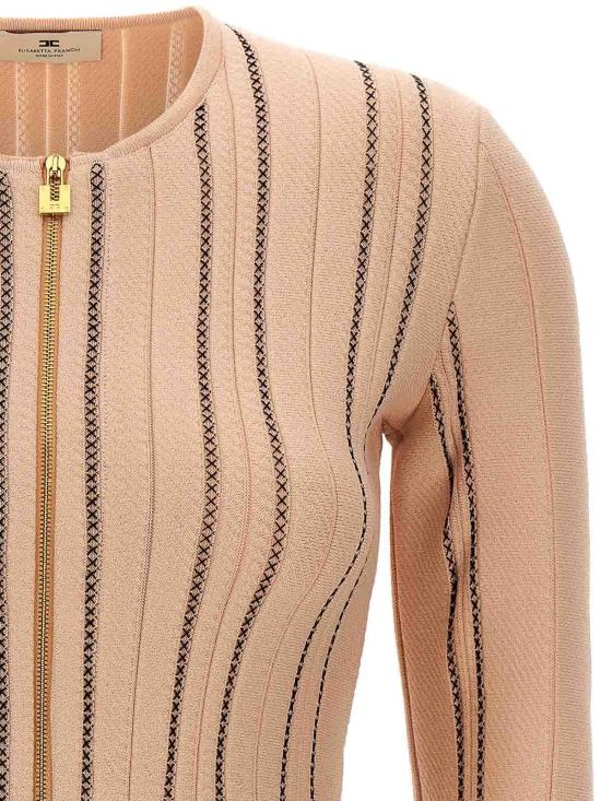 26FW 엘리자베타프랜치 가디건 MK38Q67E2EM3 NUDE NEUTRALS - ELISABETTA FRANCHI