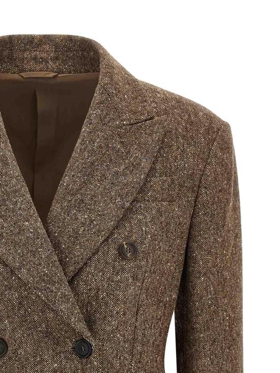 26FW 브루넬로 쿠치넬리 수트 자켓 MD0027246C002 BROWN - BRUNELLO CUCINELLI