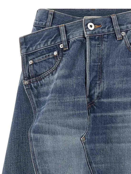 26FW JW앤더슨 미디 스커트 DK0030PG1978764 BLUE - JW ANDERSON