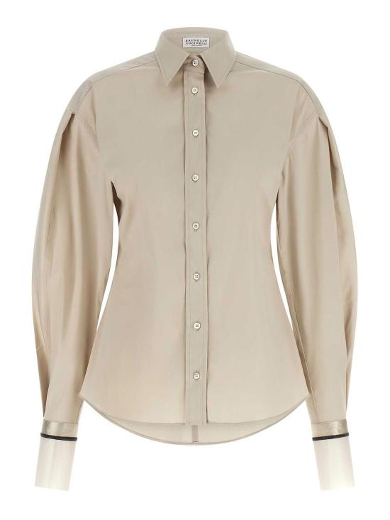 26FW 브루넬로 쿠치넬리 셔츠 M0091M2M16C3786 BEIGE