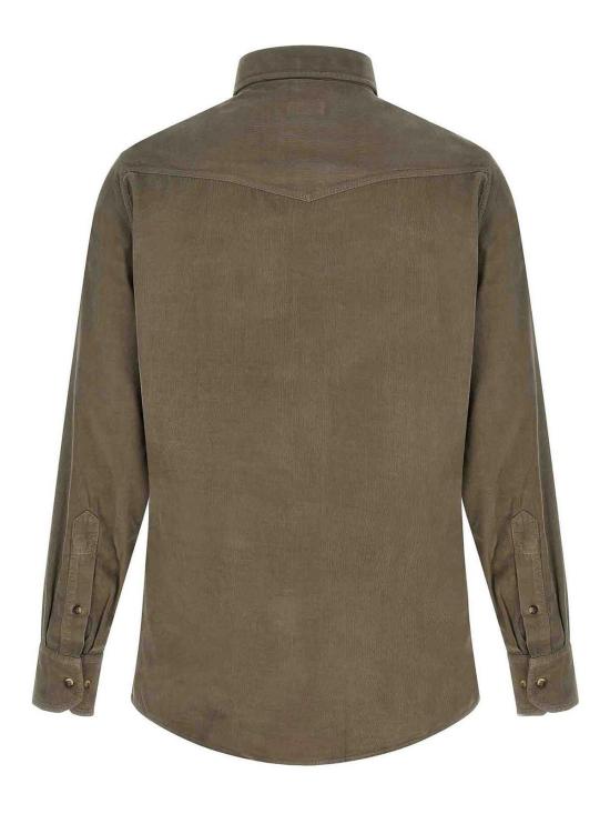 26FW 브루넬로 쿠치넬리 셔츠 ML6884008C6070 GREEN - BRUNELLO CUCINELLI