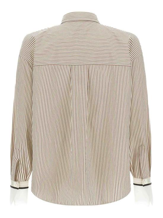 26FW 브루넬로 쿠치넬리 셔츠 MG705M2M26C001 BEIGE - BRUNELLO CUCINELLI