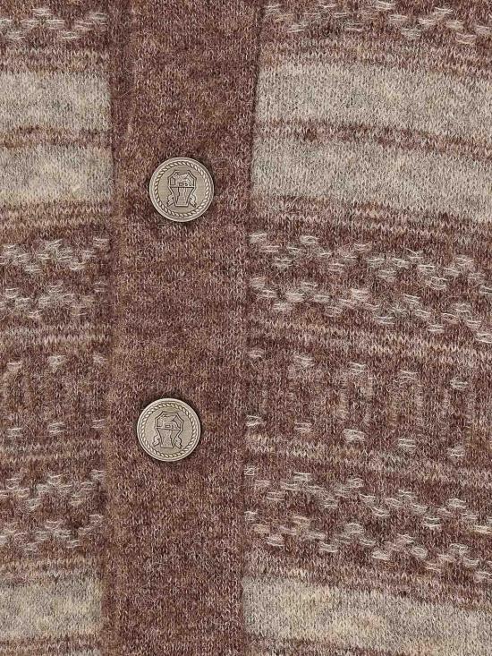 26FW 브루넬로 쿠치넬리 가디건 MTF710006CTB53 BROWN - BRUNELLO CUCINELLI
