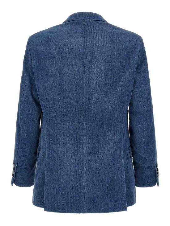 26FW 브루넬로 쿠치넬리 수트 자켓 MV4518BFC5C014 BLUE - BRUNELLO CUCINELLI