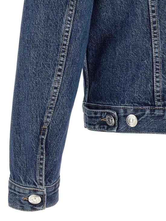26FW 브루넬로 쿠치넬리 가죽 자켓 M241P6911C9013 BLUE - BRUNELLO CUCINELLI