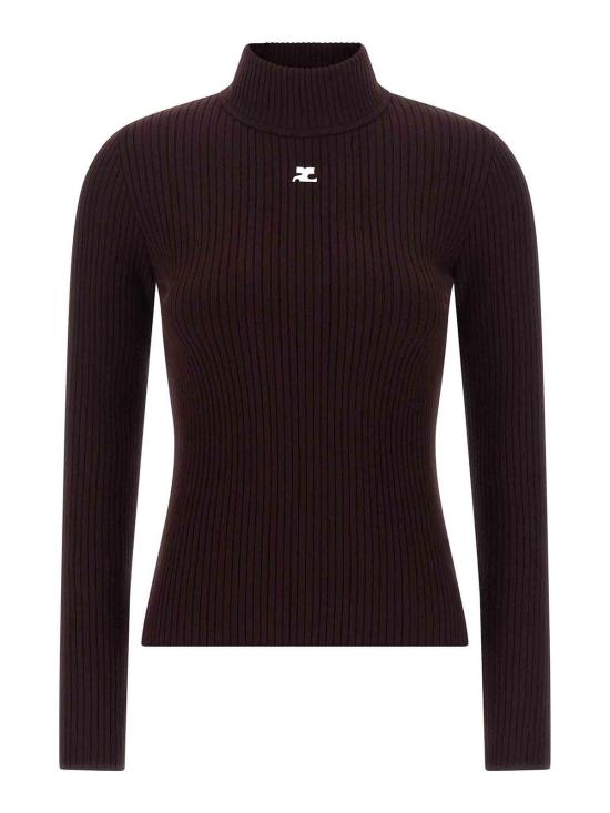 26FW 쿠레쥬 탑 PERMPU022FI00014010 DARK RED