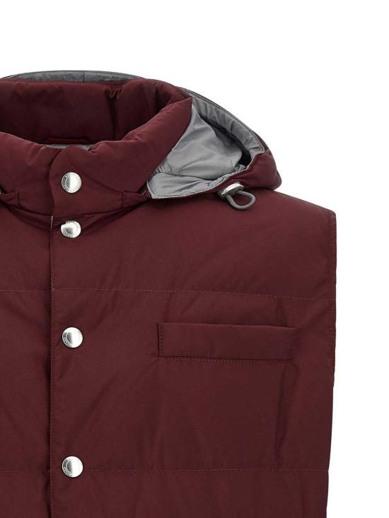 26FW 브루넬로 쿠치넬리 패딩 MV4081628CWB13 DARK RED - BRUNELLO CUCINELLI