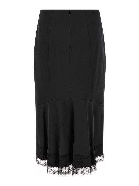26FW 에르마노 설비노 미디 스커트 D492O760APNQI95708 BLACK - ERMANNO SCERVINO