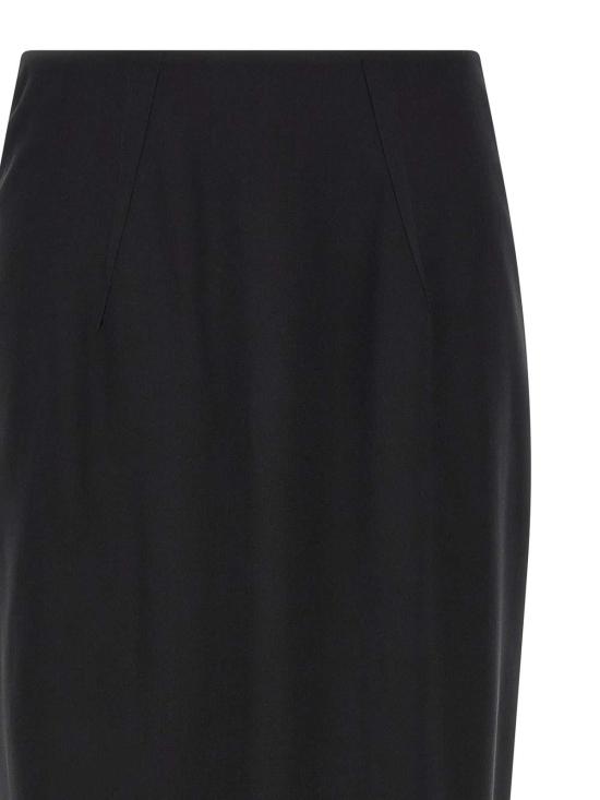 26FW 에르마노 설비노 미디 스커트 D492O760APNQI95708 BLACK - ERMANNO SCERVINO
