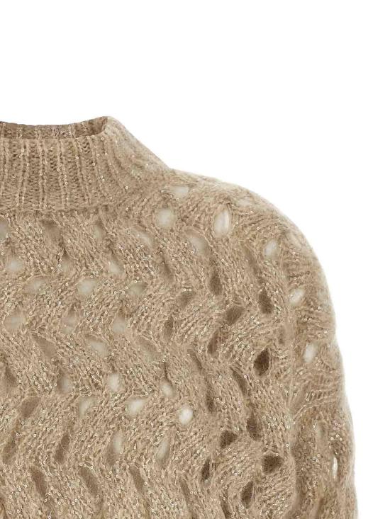 26FW 브루넬로 쿠치넬리 탑 MNT347514CMG59 BEIGE - BRUNELLO CUCINELLI