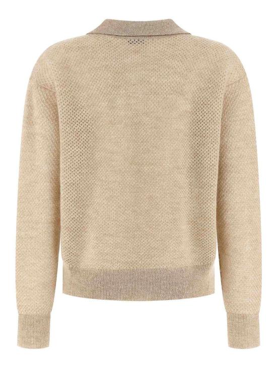 26FW 브루넬로 쿠치넬리 폴로 티셔츠 MGG270505PCWM81 GOLD - BRUNELLO CUCINELLI