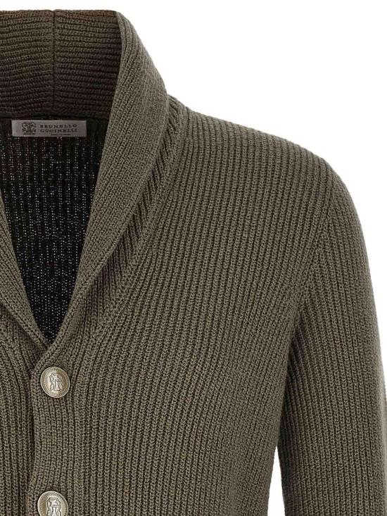 26FW 브루넬로 쿠치넬리 가디건 MNI709706C9758 GREEN - BRUNELLO CUCINELLI