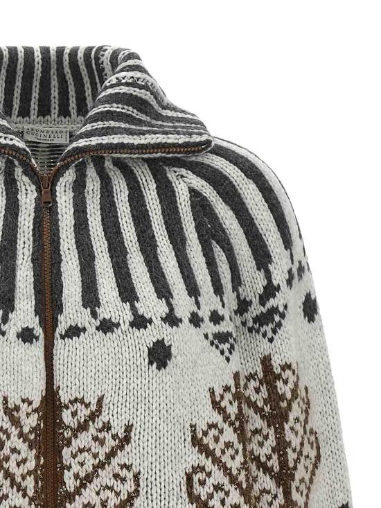 26FW 브루넬로 쿠치넬리 가디건 M52313406CLG06 MULTICOLOUR - BRUNELLO CUCINELLI