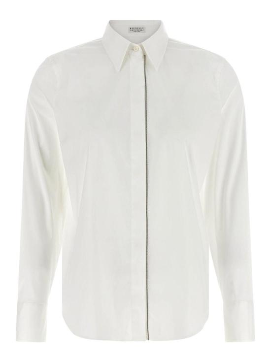 26FW 브루넬로 쿠치넬리 셔츠 MP091MA626C159 WHITE