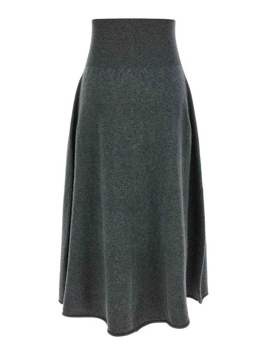 26FW 익스트림캐시미어 미디 스커트 N388EASEFELT GREY - EXTREME CASHMERE
