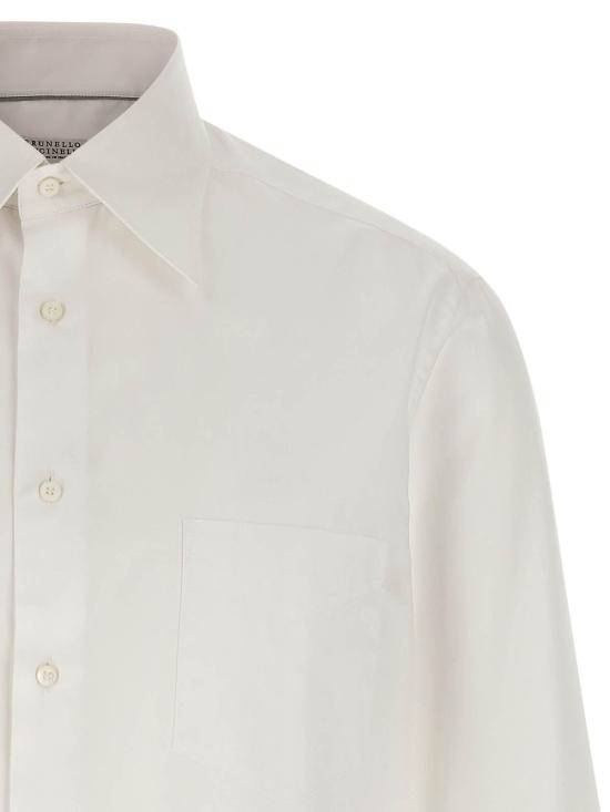 26FW 브루넬로 쿠치넬리 셔츠 MBUC40621C159 WHITE - BRUNELLO CUCINELLI