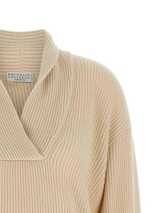 26FW 브루넬로 쿠치넬리 탑 M12750802C9777 BEIGE - BRUNELLO CUCINELLI