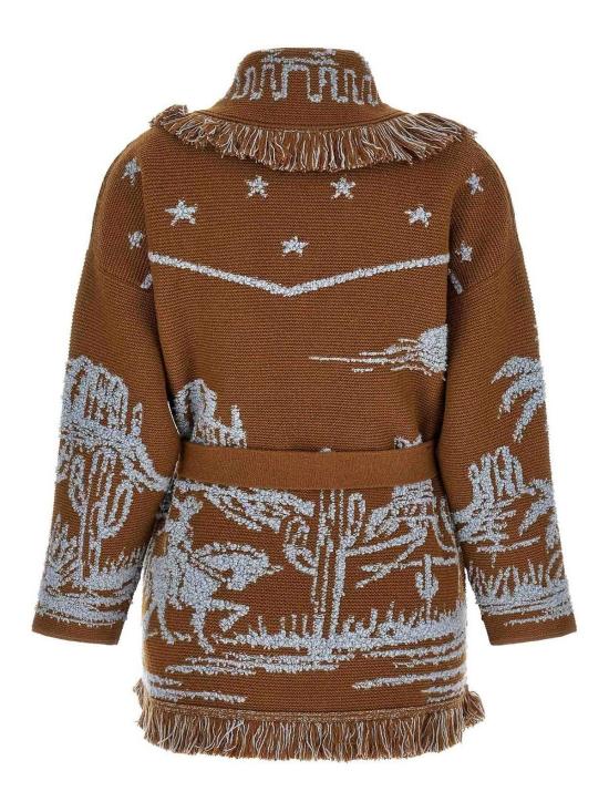 26FW 알라누이 가디건 LWHB064E26KNI00564426442 BROWN - ALANUI